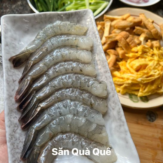 Tôm sông nguyên con rất tươi (cấp đông)