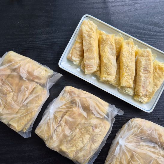 Tàu hũ ky cuộn tôm tươi