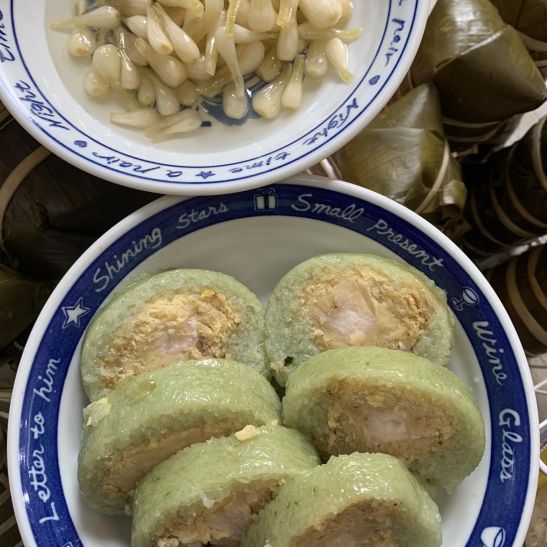 Bánh tét đậu mỡ